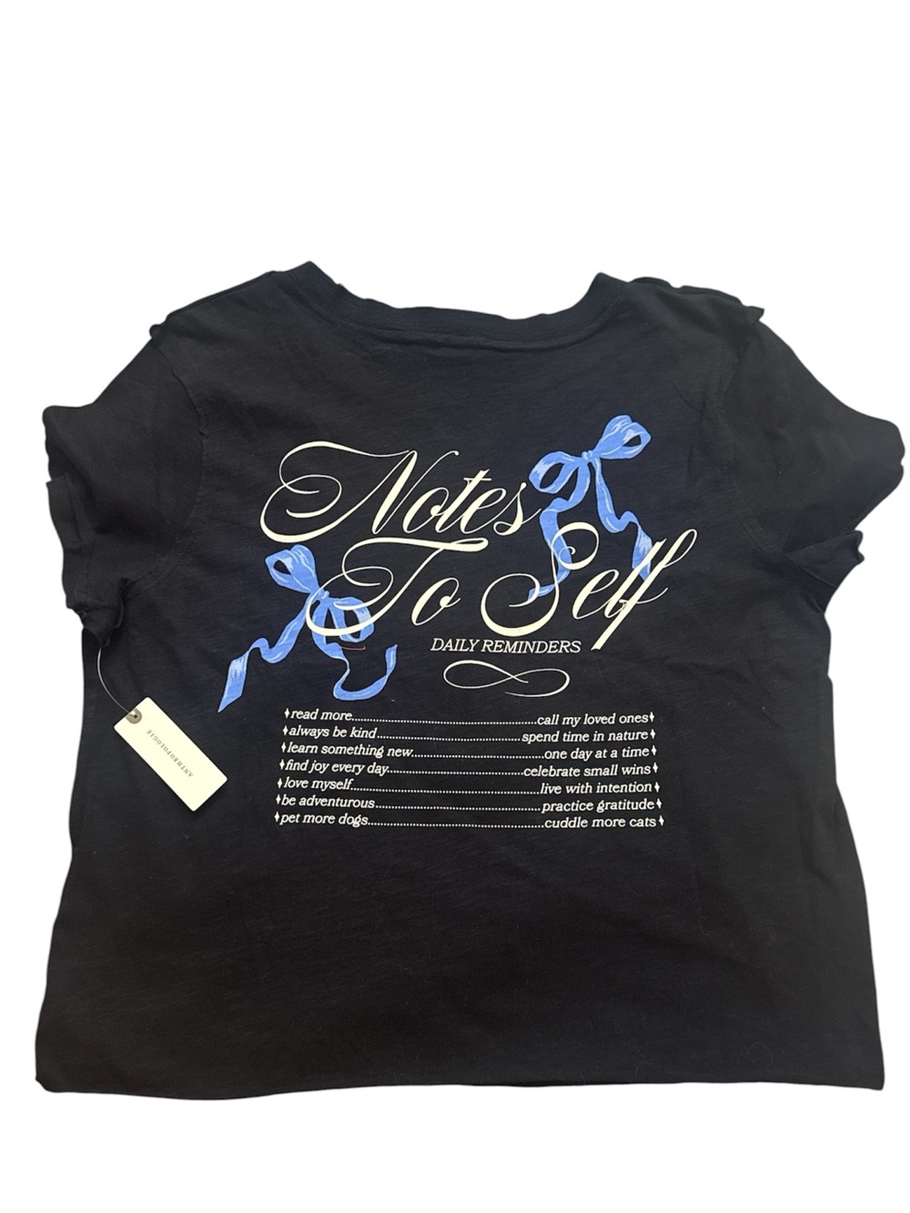 Maeve Nites to Self Graphic Shirt Sleeve Tee